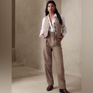 Banana Republic Wool Blend Herringbone Vest